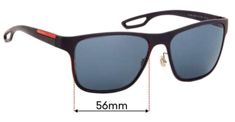 Prada SPS56Q 56mm Replacement Lenses by Sunglass Fix™